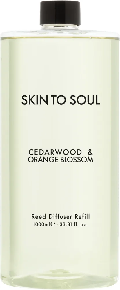 Сменный блок для аромадиффузора Papoutsanis Skin to Soul Cedarwood & Orange Blossom 1000 мл