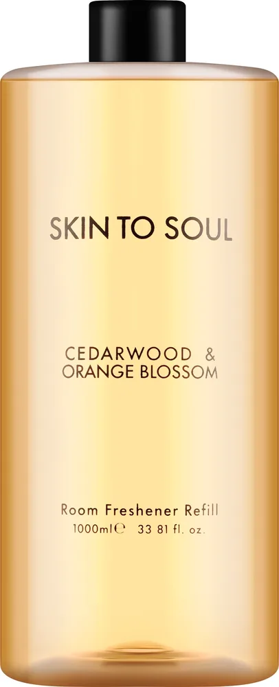 Спрей для дома Papoutsanis Skin to Soul Cedarwood and Orange Blossom сменный блок 1000 мл