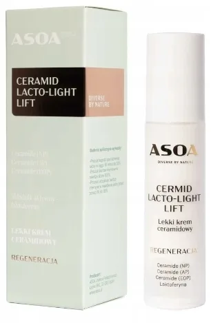 Крем для лица Asoa Ceramid Lacto-Light Lift с церамидами лёгкий 50 мл