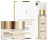 Набор для лица ErthSkin London крем и сыворотка с муцином улитки и тканевые маски с гиалуроном и коллагеном 50+60 мл+3 шт — фото 2