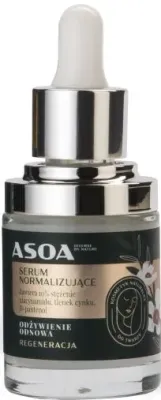 Сыворотка для лица Asoa Normalizing Serum нормализующая, для проблемной кожи, с ниацинамидом и цинком, 30 мл