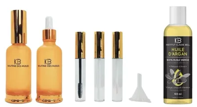 Набор Institut Claude Bell Kit Argan натуральное аргановое масло 100 мл емкости-аппликаторы 5 шт и воронка