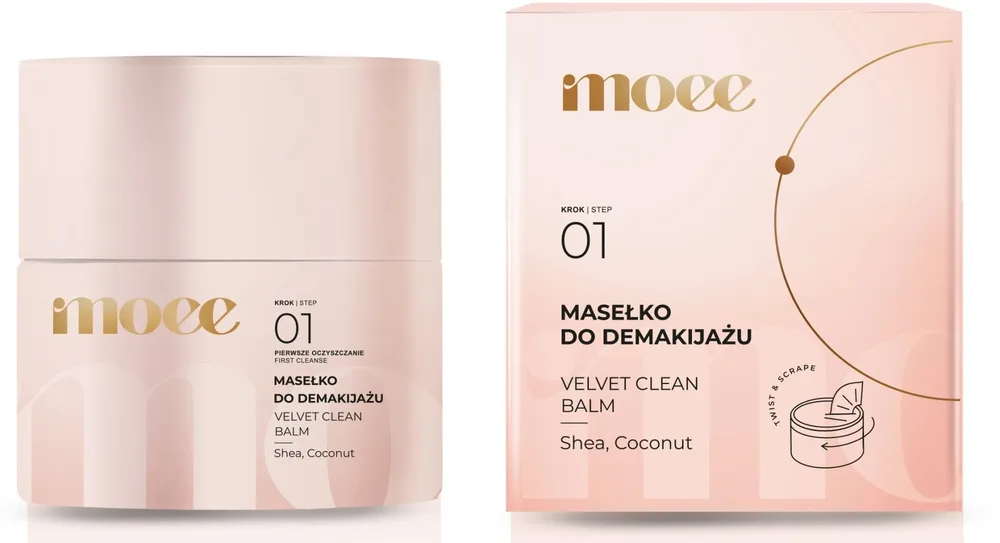 Moee Velvet Clean Balm масло-бальзам для снятия макияжа с маслом ши какао манго и купуасу 40 г