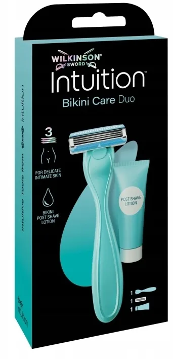 Набор Wilkinson Sword Intuition Bikini станок сменная кассета и лосьон после бритья 40 мл