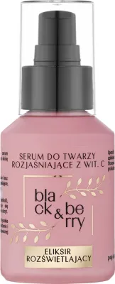 Сыворотка для лица E-Fiore Black & Berry осветляющая, с витамином C, для сухой и зрелой кожи, 60 мл