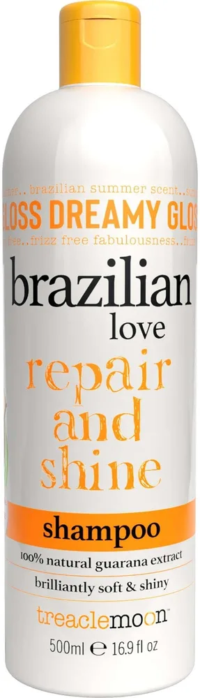 Шампунь для волос Treaclemoon Brazilian Love Repair and Shine восстанавливающий, для блеска, 500 мл