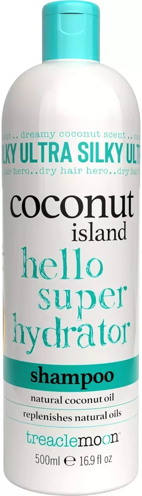 Шампунь для волос Treaclemoon Coconut Island Hello Super Hydrator увлажняющий, 500 мл