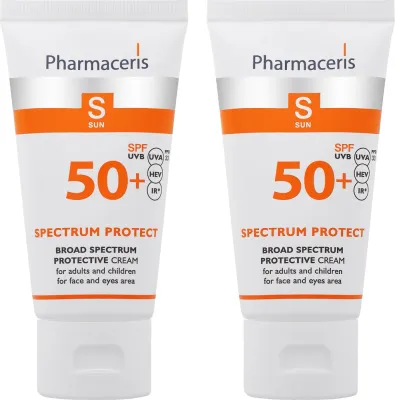 Детский набор Pharmaceris S солнцезащитный крем с широким спектром защиты SPF50+ для детей 2x50 мл