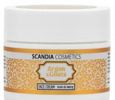 Крем для лица Scandia Cosmetics с аргановым маслом и козьим молоком 40 мл