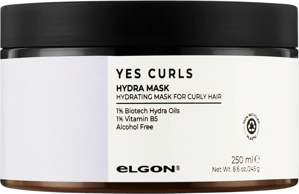 Маска для волос Elgon Yes Curls Hydra Mask увлажняющая, для вьющихся волос, 250 мл