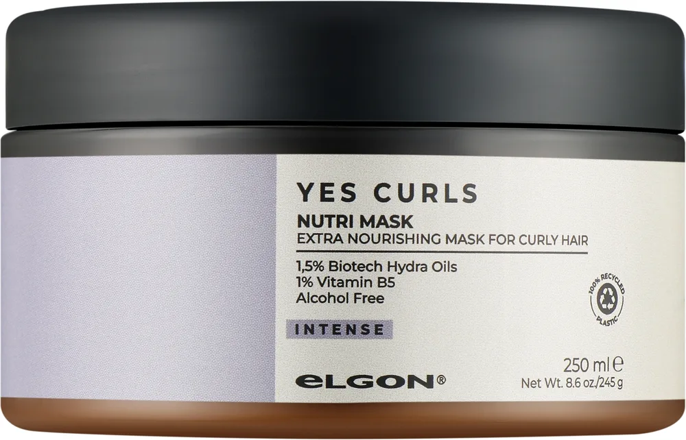Маска для волос Elgon Yes Curls Nutri Mask питательная, для вьющихся волос, 250 мл