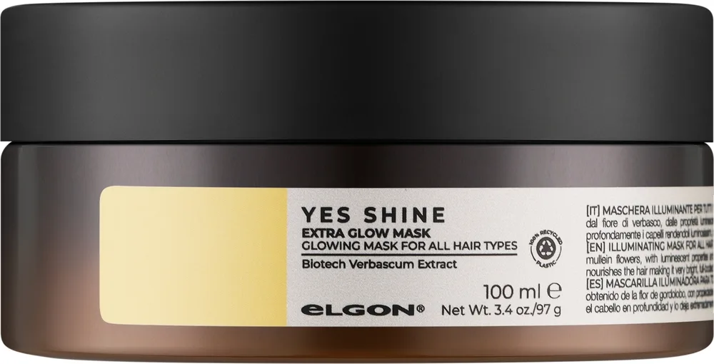Маска для волос Elgon Yes Shine Extra Glow Mask для блеска волос, 250 мл