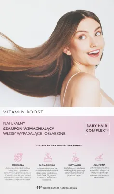 Набор для волос BeBio Baby Hair Complex шампунь и кондиционер с алоэ и ниацинамидом для тонких волос 300+200 мл