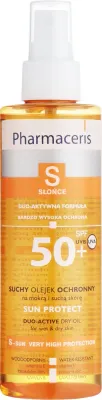 Солнцезащитное сухое масло для тела Pharmaceris S SPF 50+