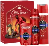 Мужской набор Old Spice Captain дезодорант-спрей 150 мл гель для душа и волос 250 мл и дезодорант-стик 50 мл — фото 1