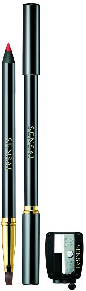 Контурный карандаш для губ Sensai Lip Pencil с кисточкой, оттенок 01 - Actress Red