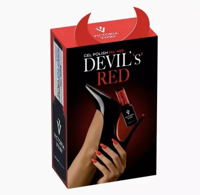 Набор гель-лаков Victoria Vynn Promo оттенок 466 Devil's Red 2 шт по 8 мл