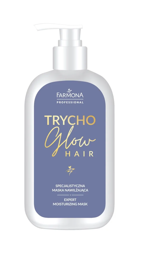 Маска для волос Farmona Professional Trycho Glow Hair Expert Moisturizing Mask увлажняющая, специализированная, 375 мл