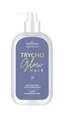 Маска для волос Farmona Professional Trycho Glow Hair Expert Moisturizing Mask увлажняющая, специализированная, 375 мл