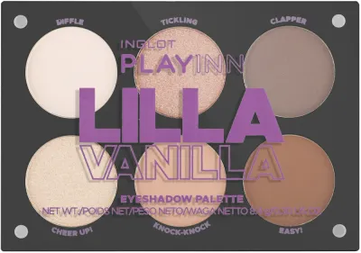 Палетка теней для век Inglot Playinn Eyeshadow Palette 6 оттенков нюдовая