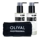 Набор для лица Olival Professional микроэмульсия и аминокислотный гель для двухэтапного очищения и повязка уценка 150+150 мл — фото 1