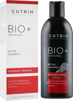 Шампунь Cutrin Bio+ Active против перхоти с пироктон оламином, 200 мл