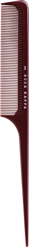 Расчёска для волос Acca Kappa Pettine Basic a Coda 7260, бордовая, 1 шт