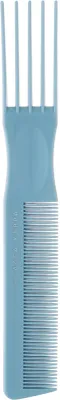 Расчёска для волос Acca Kappa Pettine Basic a Forchetta 7255, синяя, 1 шт