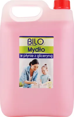 Жидкое мыло для рук BILO Skin Care с глицерином, розовое, 5000 мл