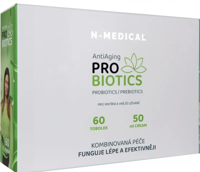 Набор N-Medical Probiotics Combo капсулы 60 шт и крем для лица 50 мл для зрелой кожи