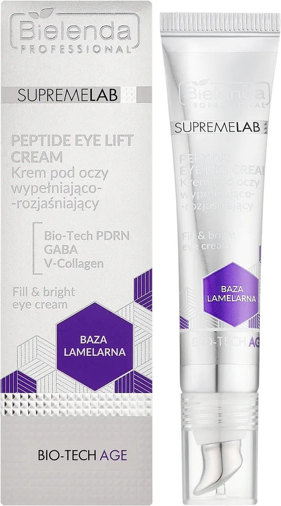 Лифтинг-крем для кожи вокруг глаз с пептидами Bielenda Professional SupremeLab Peptide Eye Lift Cream 15 мл
