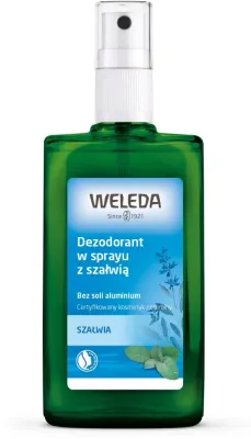 Натуральный дезодорант-спрей Weleda шалфей для тела