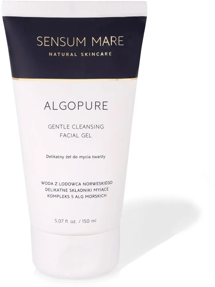 Деликатный очищающий гель для лица Sensum Mare Algopure с комплексом из пяти видов водорослей