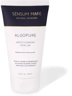 Деликатный очищающий гель для лица Sensum Mare Algopure с комплексом из пяти видов водорослей