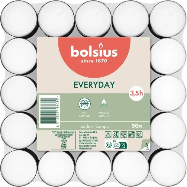 Свеча чайная Bolsius