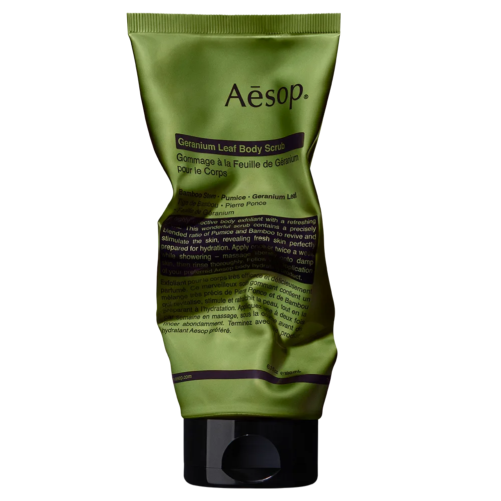 Скраб для тела Aēsop Geranium Leaf Body Scrub, 180 мл