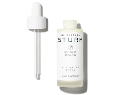 Солнцезащитная увлажняющая сыворотка-бустер для лица Dr. Barbara Sturm Sun Drops SPF 50, 30 мл