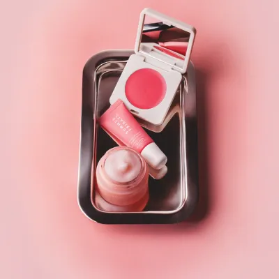 Summer Fridays The Dewy Pink Set набор гель-крем румяна бальзам для губ 15 мл + 3,5 мл + 7 мл