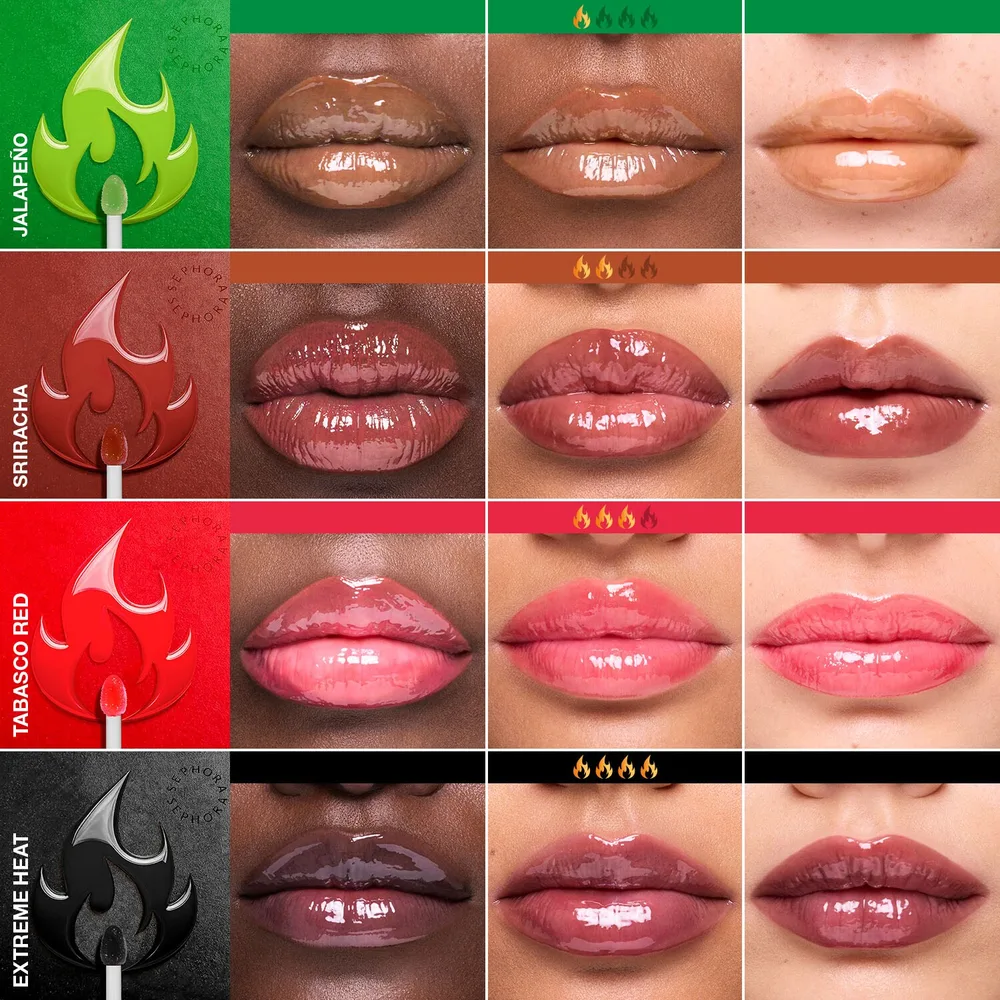 Помада увеличивающая губы Sephora Collection OUTRAGEOUS PLUMP VOLUME x TABASCO, 6 мл, оттенок Tabasco red
