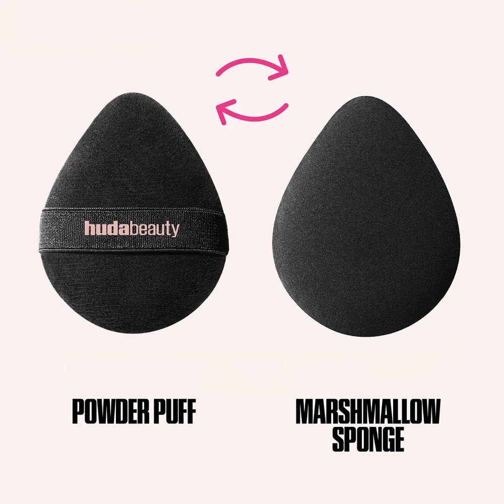Пузек для пудры и губка для макияжа Huda Beauty Easy Bake Marshmallow Puff & Sponge, 1 шт