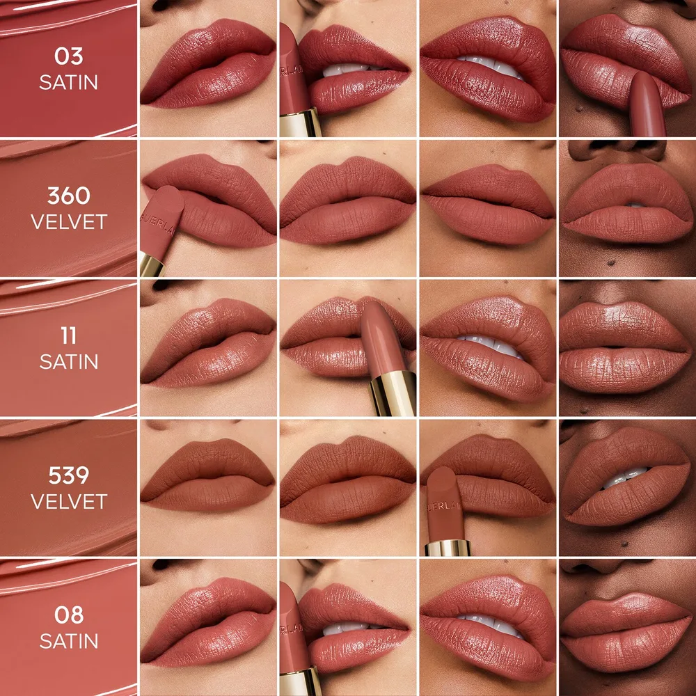 Драгоценность среди помадок с возможностью персонализации GUERLAIN Rouge G, оттенок Velvet - 214 Le Rouge Kiss
