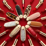 Драгоценность среди помадок с возможностью персонализации GUERLAIN Rouge G, оттенок Velvet - 214 Le Rouge Kiss — фото 4