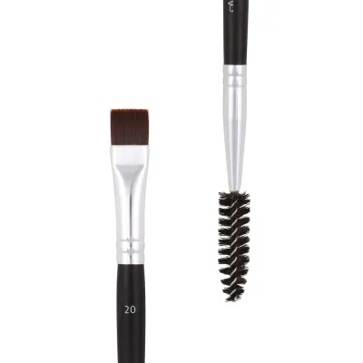 Anastasia Beverly Hills Duo Brush 20 двусторонняя кисть для бровей со спиралью, двойная кисть