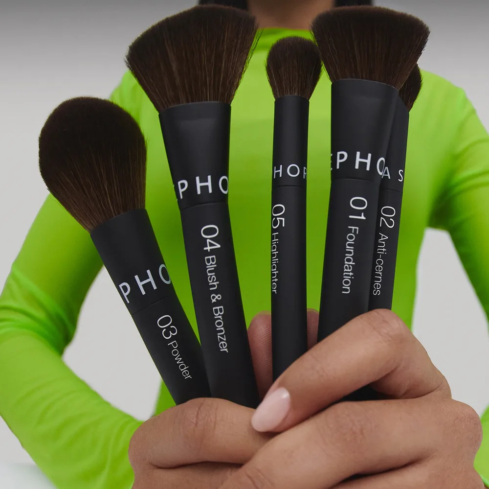 Кисти и аппликаторы для макияжа Sephora Collection Set of face brushes, 5 шт