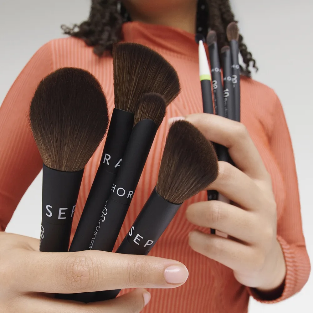 Кисти и аппликаторы для макияжа Sephora Collection Complete set of brushes, 8 шт
