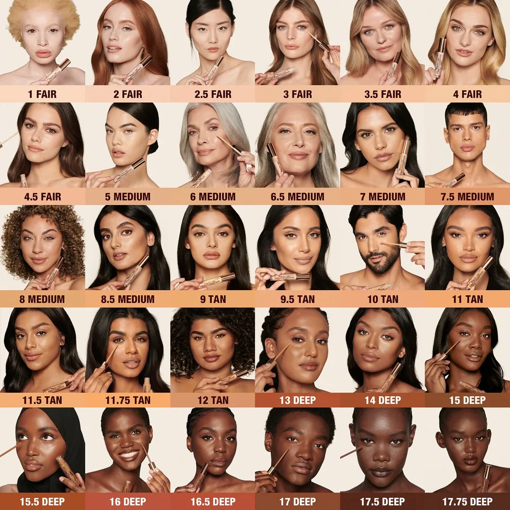 Макияж для лица - Крем-гель "Сияние кожи" Charlotte Tilbury Beautiful Skin Radiant Concealer, 7.2 г, оттенок 12