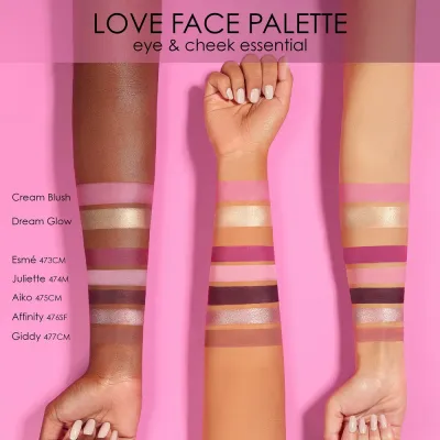 Палетка для макияжа лица Natasha Denona Love Face Palette, 14.5 г