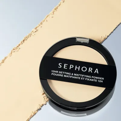 Макияж для лица - Крем-гель "Сияние кожи" Sephora Collection Matte and fixing powder 12h, 8 г