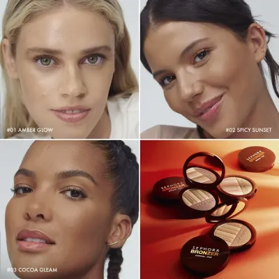 Бронзирующий опалесцентный порошок Sephora Collection BRONZER SHIMMER, 8 г