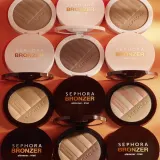 Бронзирующий опалесцентный порошок Sephora Collection BRONZER SHIMMER, 8 г, оттенок 02 Spicy sunset — фото 3